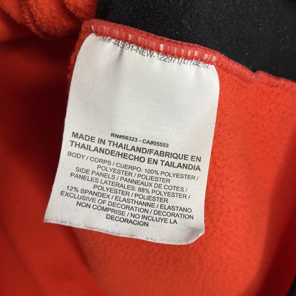Nike Therma-Fit Hooded Pullover Sweatshirt Size Medium Red Orange Snakeskin - Picture 7 of 14